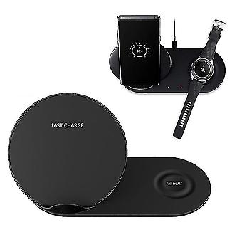 For Samsung Fast Qi Wireless Charger Pad Duo Galaxy Note S9 Gear