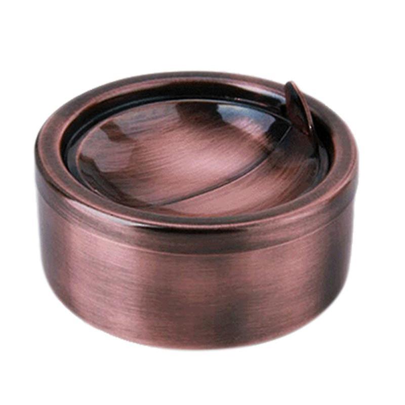 1pcs Stainless Steel Windproof Ashtray
