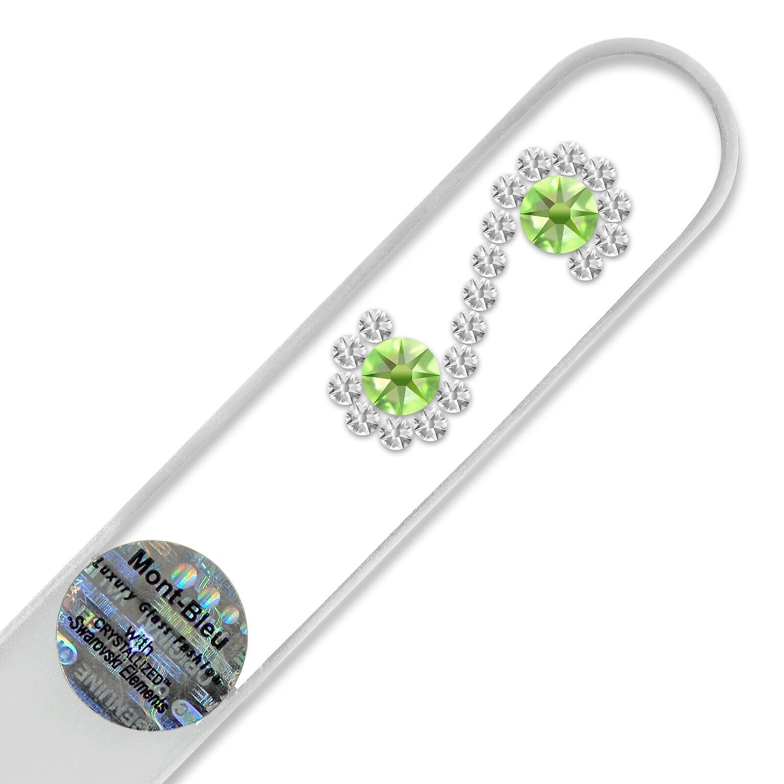 Mont Bleu Infinity Crystal Nail File LE-14 - Peridot - Crystal