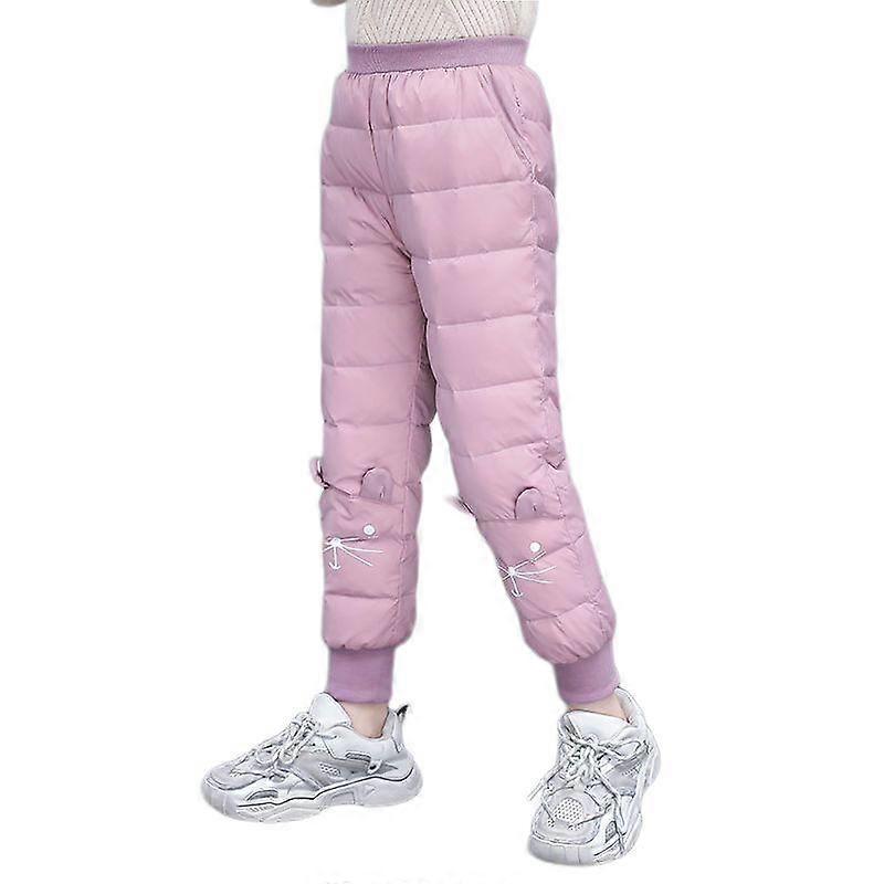 חורף למטה מכנסי כותנה מכנסי ספורט עבים וחמים