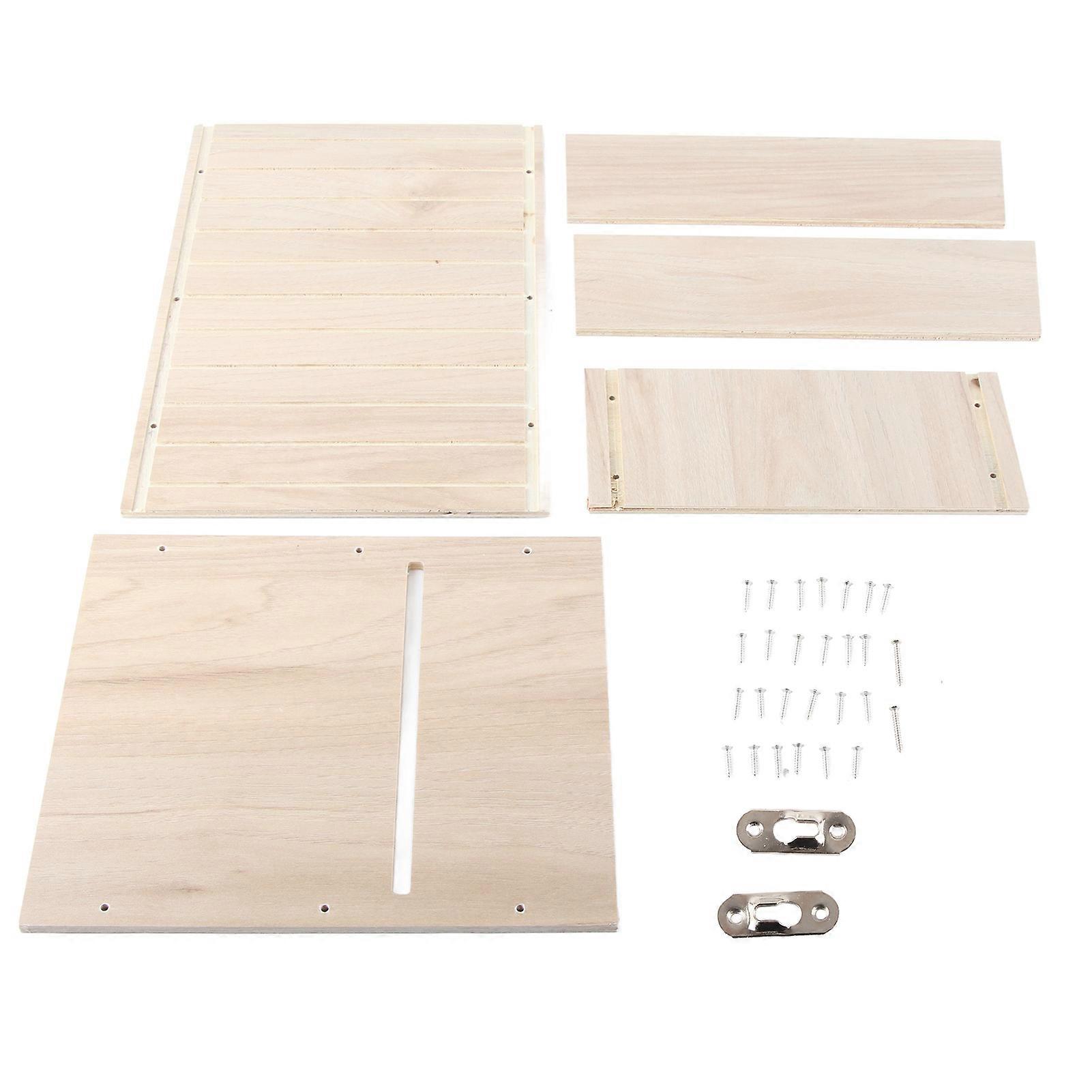 Utomhus fladdermushus Envånings träträdgård Eaves Bat Habitat Envånings fladdermushus