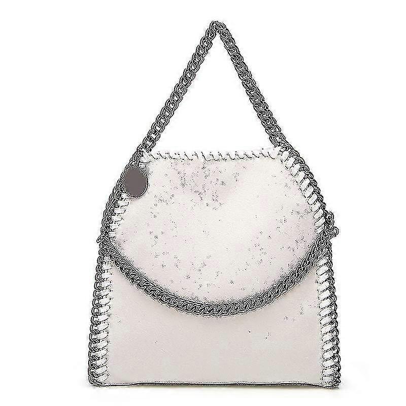 Damväskor Axelväskor Moderiktiga Axelväskor Kedjeväskor Moderiktiga Bärbara Vävda Handväskor med Kedja