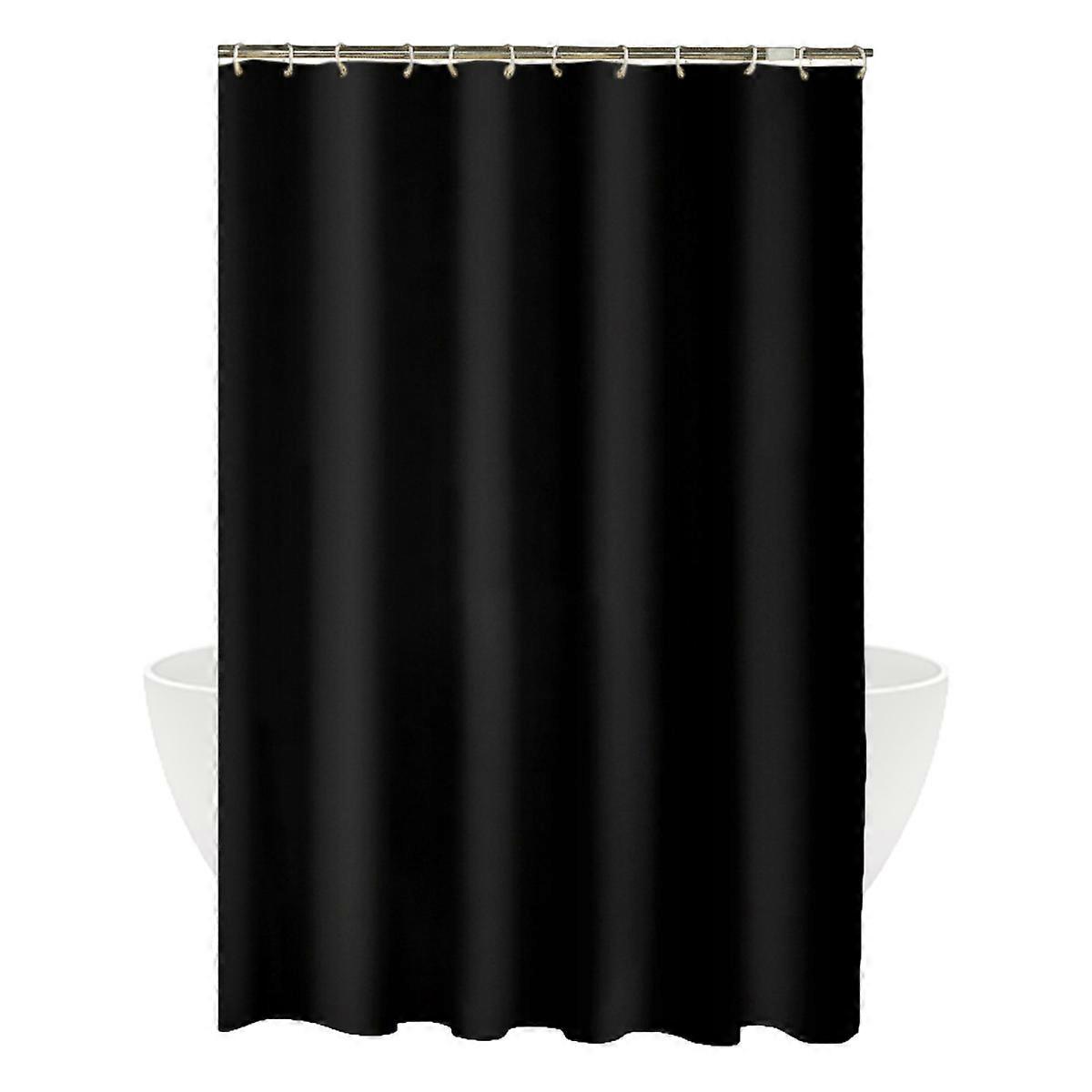 1pcs four-color optional thickened opaque shower curtain