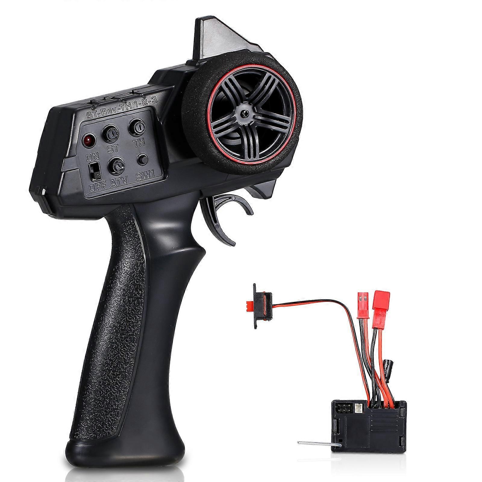 AX-7S AX7S 2.4G 3CH Transmitter Remote Controller with 2 in 1 Receiver ESC for D12 MN D90 MN99S MN8