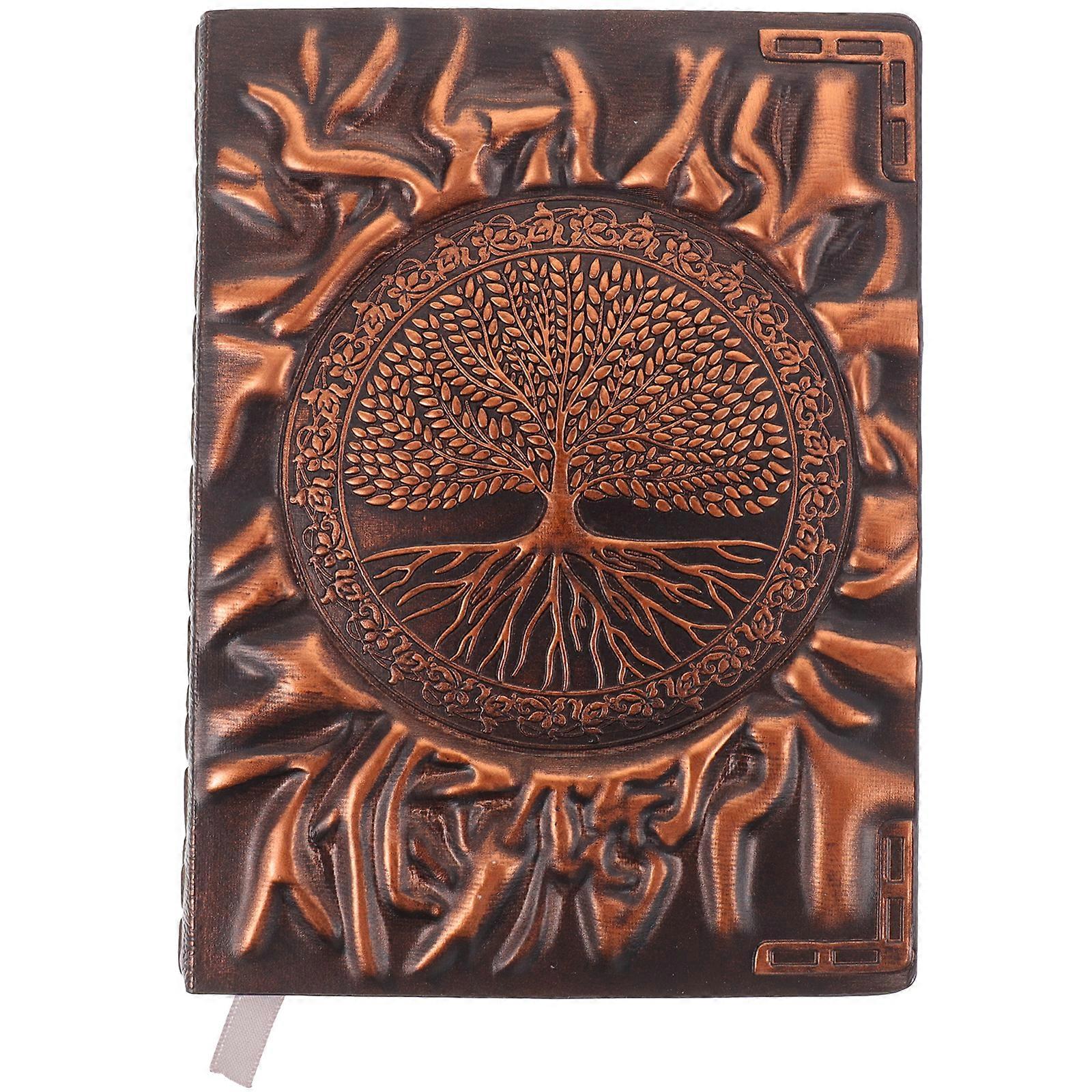 Vintage Embossment PU Cover Notebook  Daily Notebook Business Note Book