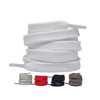 pairs - premium shoelaces flat tear-resistant shoelaces [10 mm wide] replacement shoelaces made of polyester for sneakers, sports shoes, running shoes