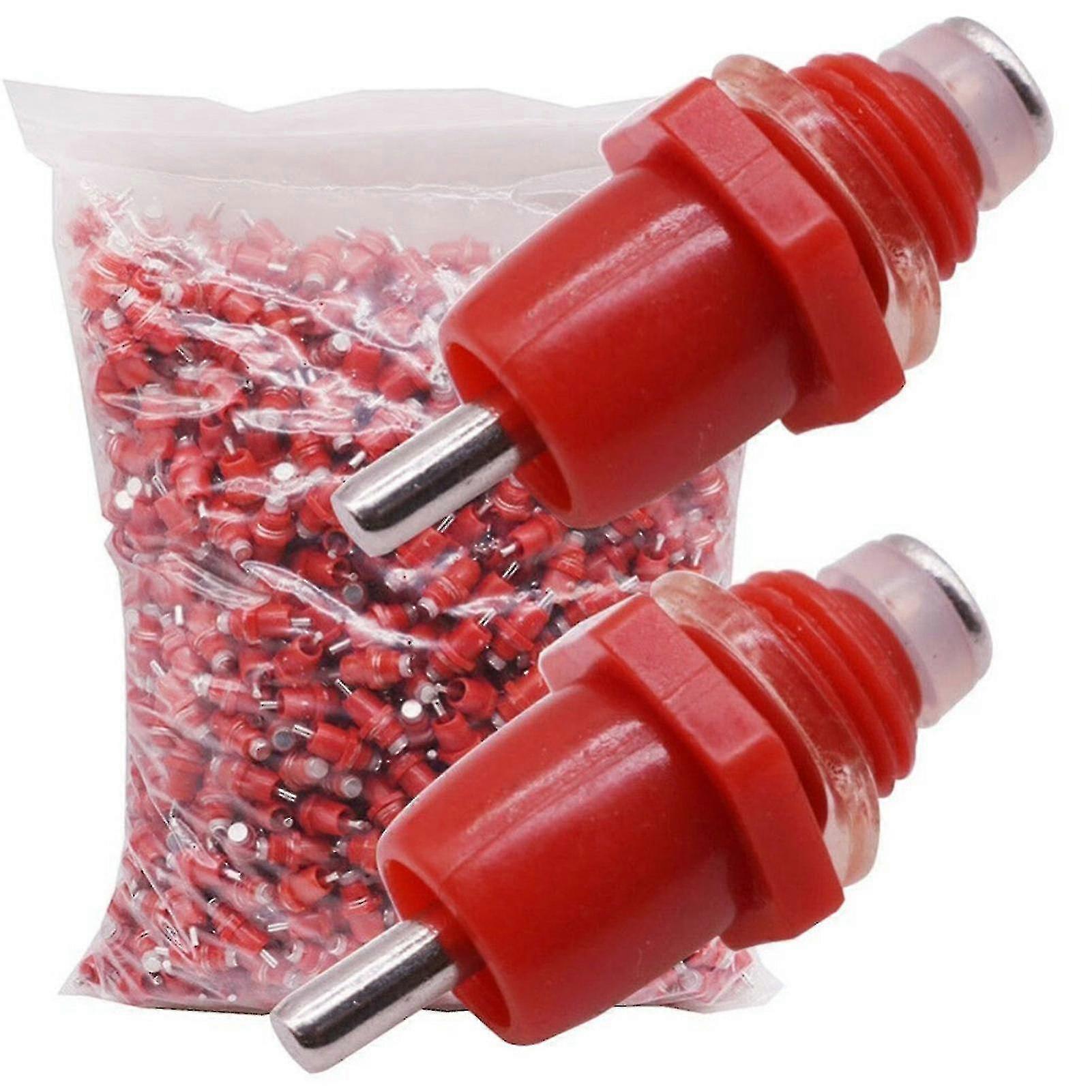 100 buc de pui Waterer Feeder păsări de curte Mameloane Drinker Drinker Drink