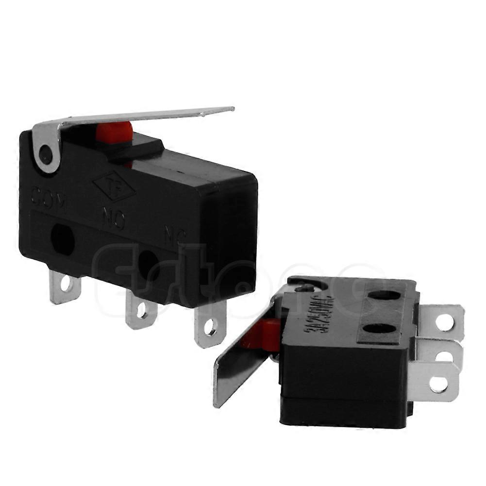 2 Pieces 3 Pin Long Hinge Roller Lever Micro Action Tact Switch Durable