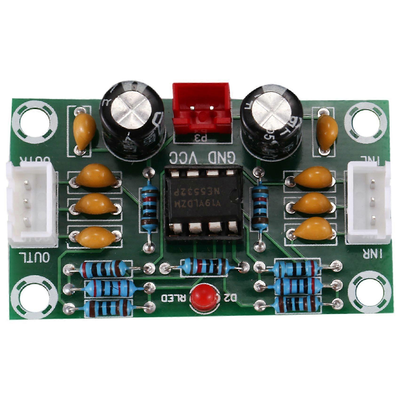 Mini Preamp Op Amp Module Amplifier Dual Channel NE5532 Preamplifier Tone Board 5 Times Wide Voltag