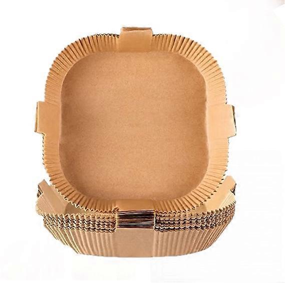 Set 50 hartii de copt pentru friteuza, Hartie, 16 x 16 x 4.5 cm