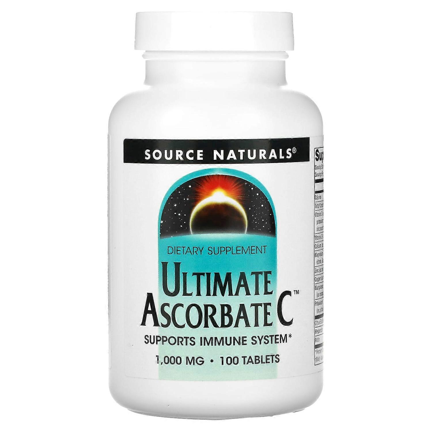Source Naturals, Ultimate Ascorbate C, 1,000 mg, 100 Tablets