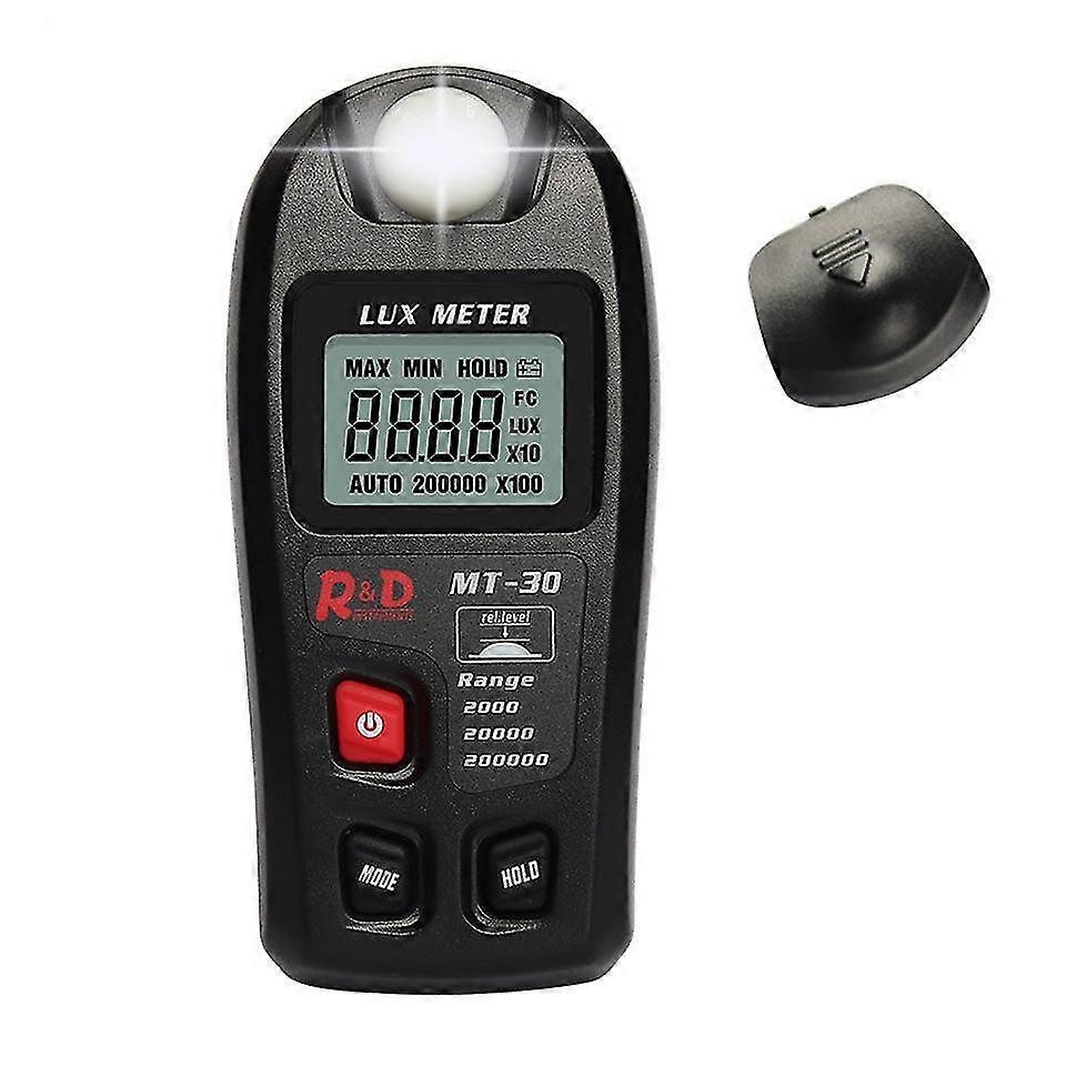 Photometer tester enviromental testing lux meter 0~200,000lux range light meter pocket design illuminometer lux/fc