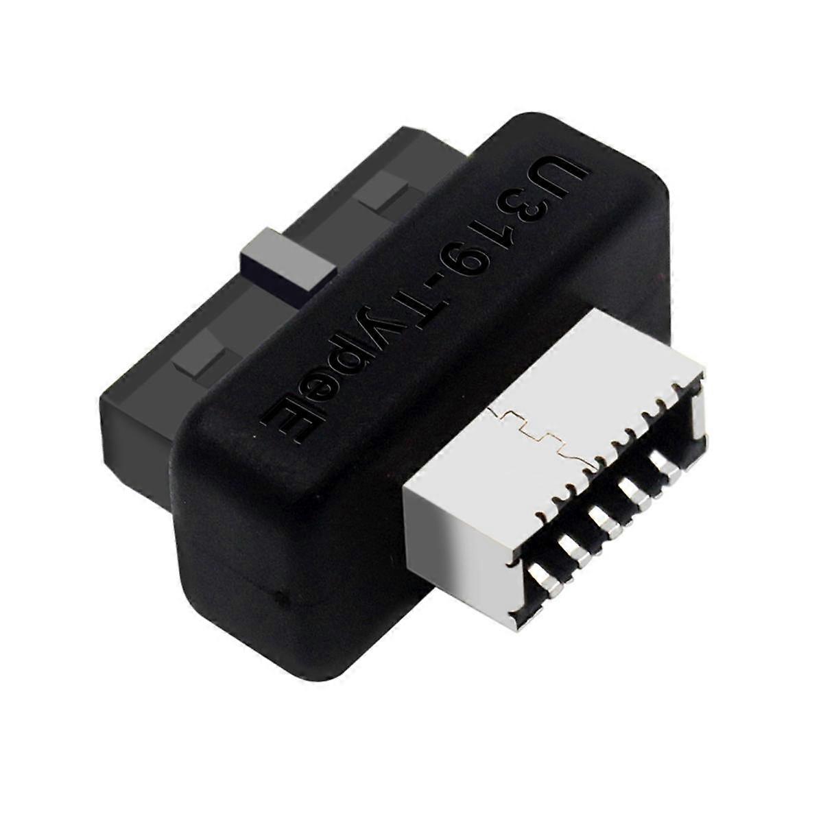 USB Front Panel Adapter USB3.0 19PIN/20Pin to Type-E Female Adapter Internal Vertical Connector for