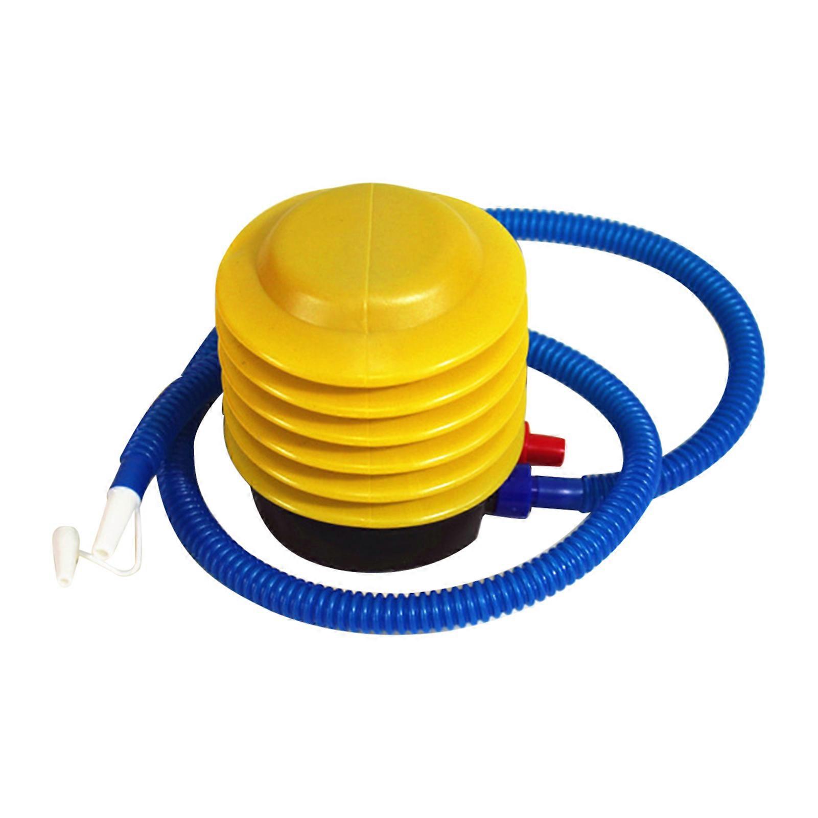 Portable Foot Air Pump with Hose, Plastic Labor-Saving Air Inflatable Pump for Sports, Mattress, Inflatable Boat, Exercise Ball, Balloon, Swimming Rin
