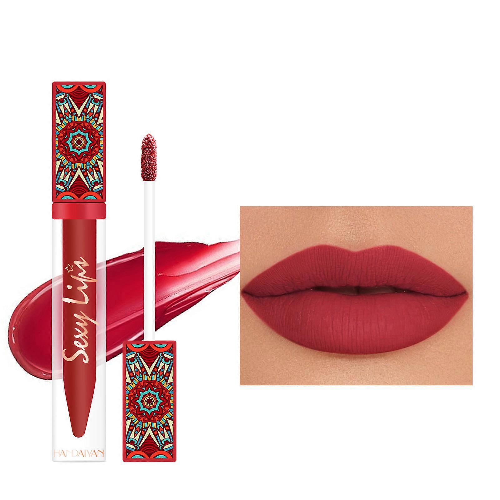 New-style Matte Tint Lip Glaze Waterproof Non-Stick Cup Lip Gloss Birthday Gift