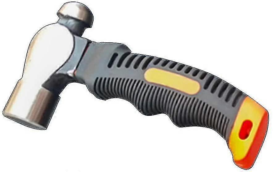 Hand Hammer Mini Round Head Non-slip Rubber Handle