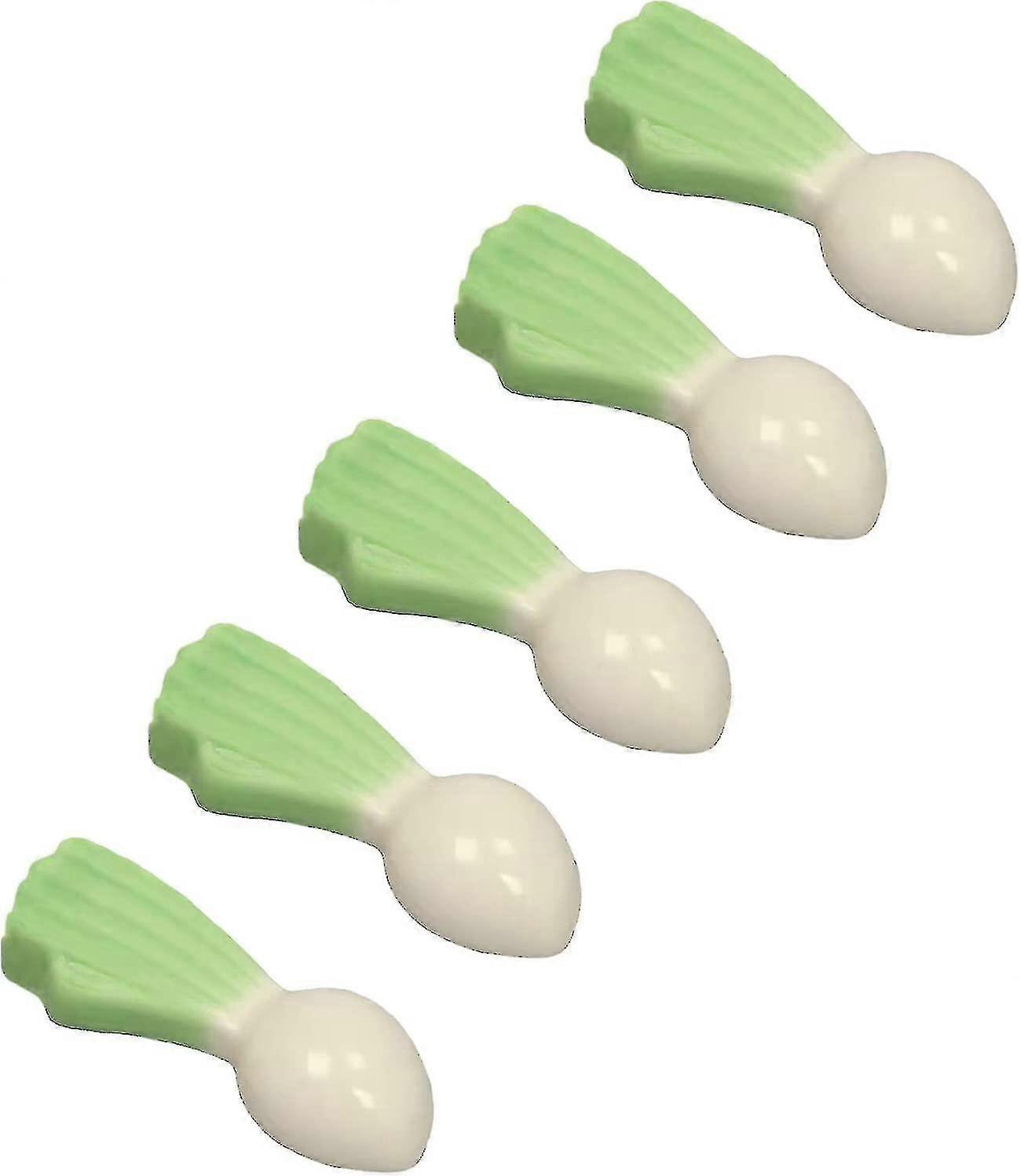 5 Pairs Porcelain Chopsticks Rest Cute,chopstick Holder For Table(white Radish) White Radish -