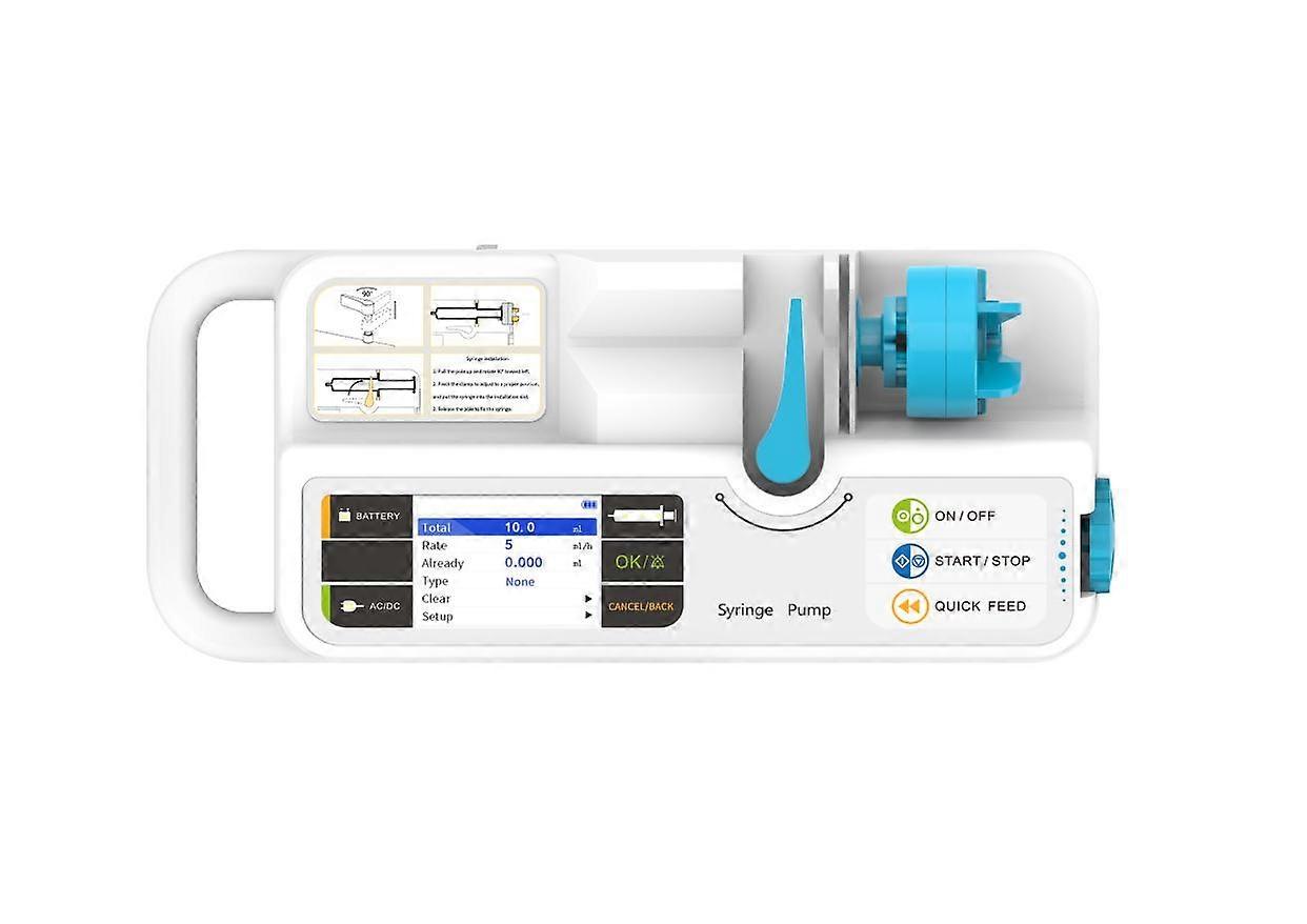 Αντλία έγχυσης αντλιών σύριγγας ανθρώπινης ή κτηνιατρικής χρήσης SP750/SP950 LCD επαναφορτιζόμενη μπαταρία συναγερμών σε πραγματικό χρόνο