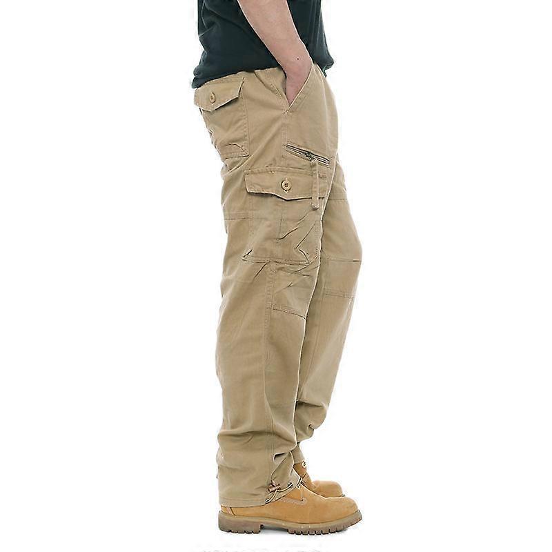 Casual Elastic Waist Pants For Mens