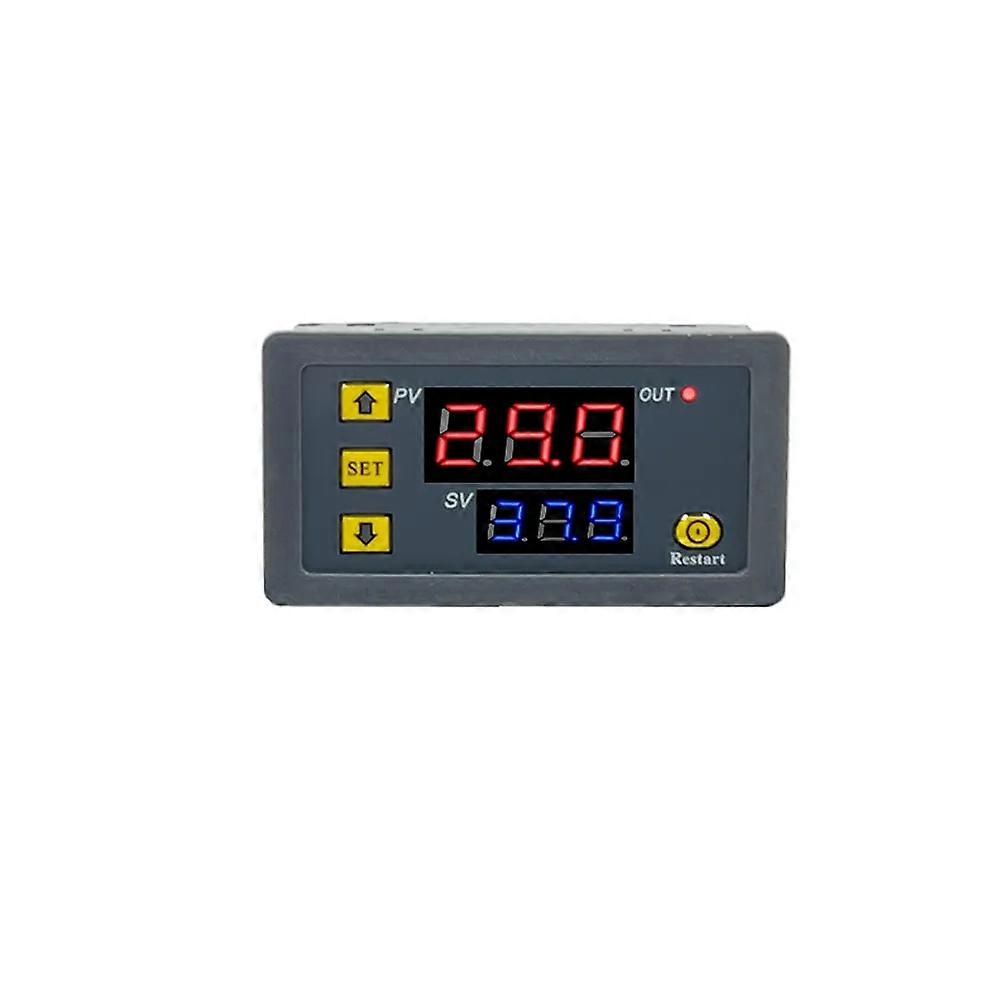AC 110V 220V DC 12V Digital Time Delay Relay LED Display Cycle Timer Control Switch Adjustable Timing Relay Time Delay Switch