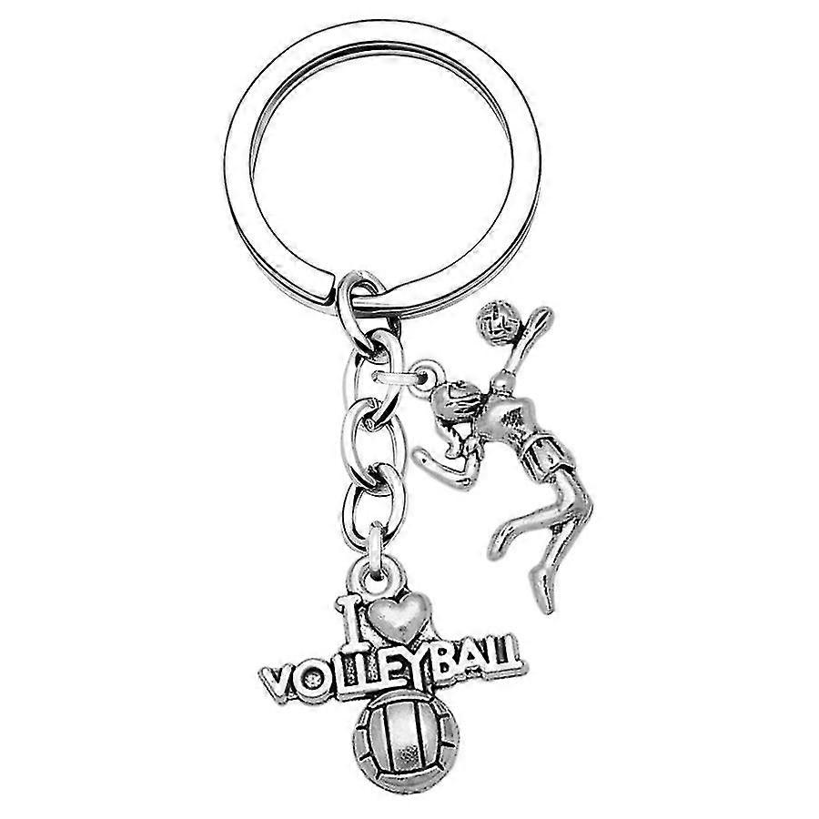 Multi-function Key Chain Decorative Volleyball Keychain Portable Keychain