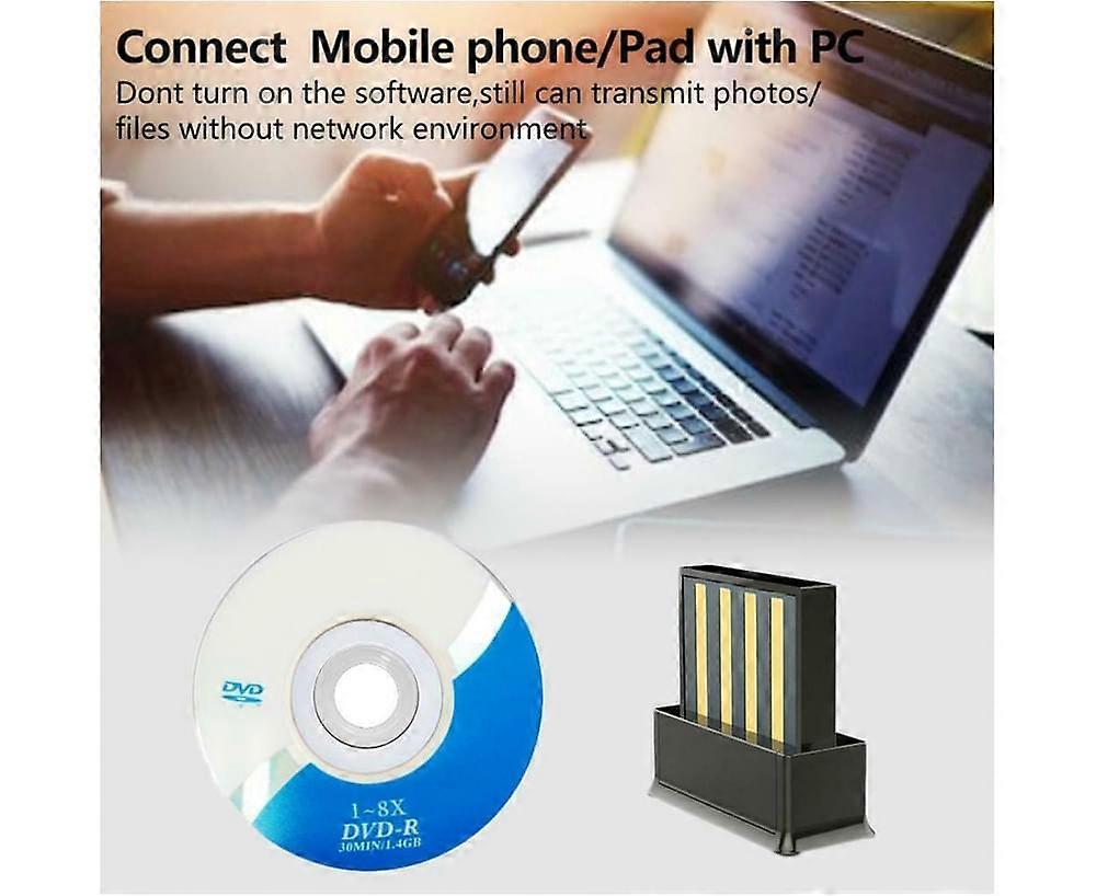 Bluetooth 5.0 USB Wireless Mini Dongle Adapter for PC Laptop Tablet Speaker