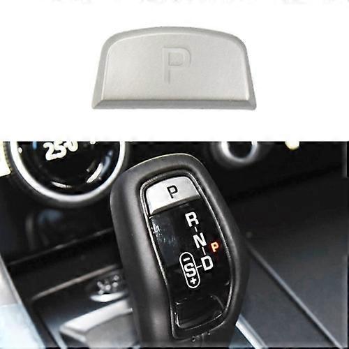 P Key Gear Lever Handball Switch Shift Button for Land Rover Range Rover Jaguar F-TYPE, Left Driving (Silver)