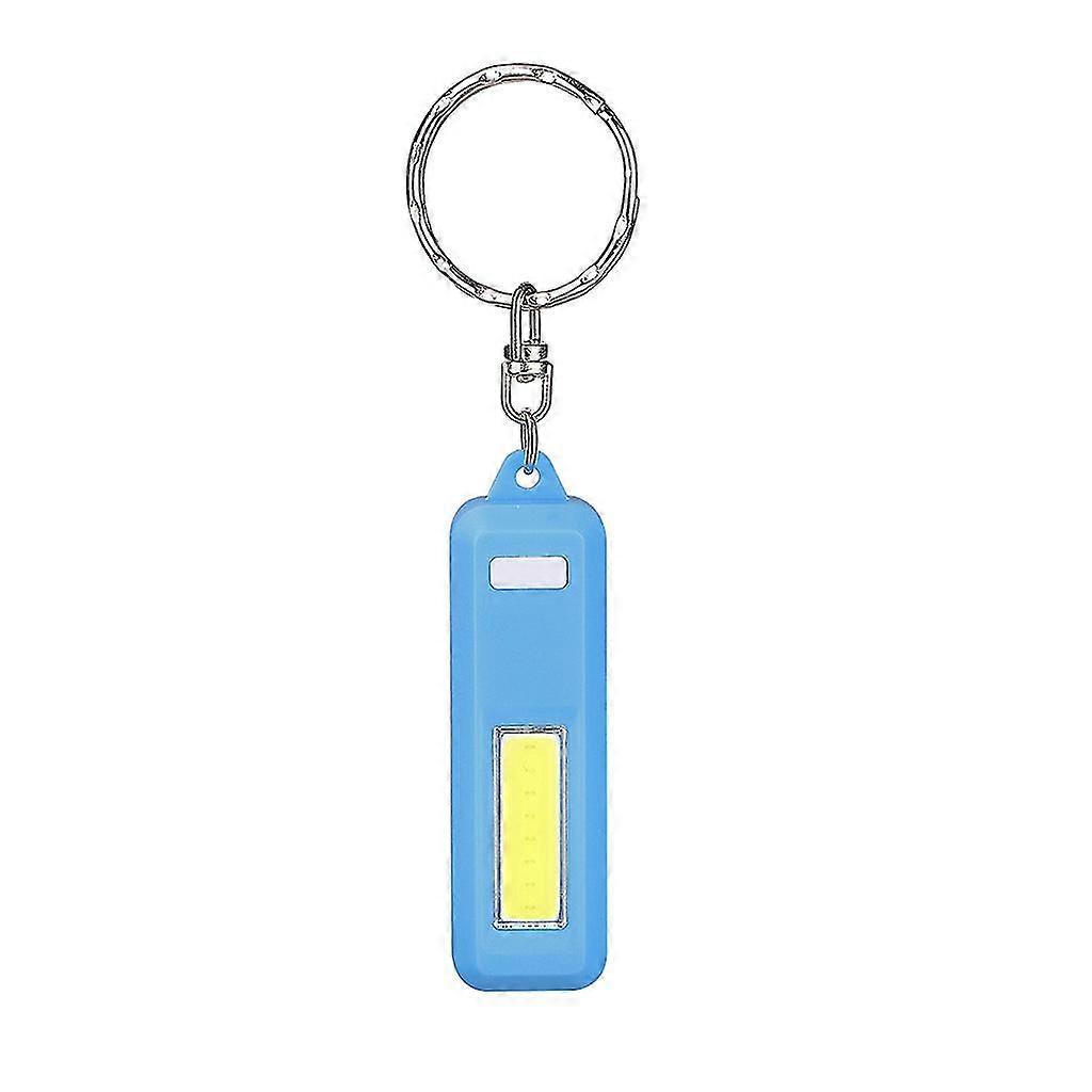 Mini Cob Led Outdoor Keychain Flashlight With 3 Adjustable Brightness Modes
