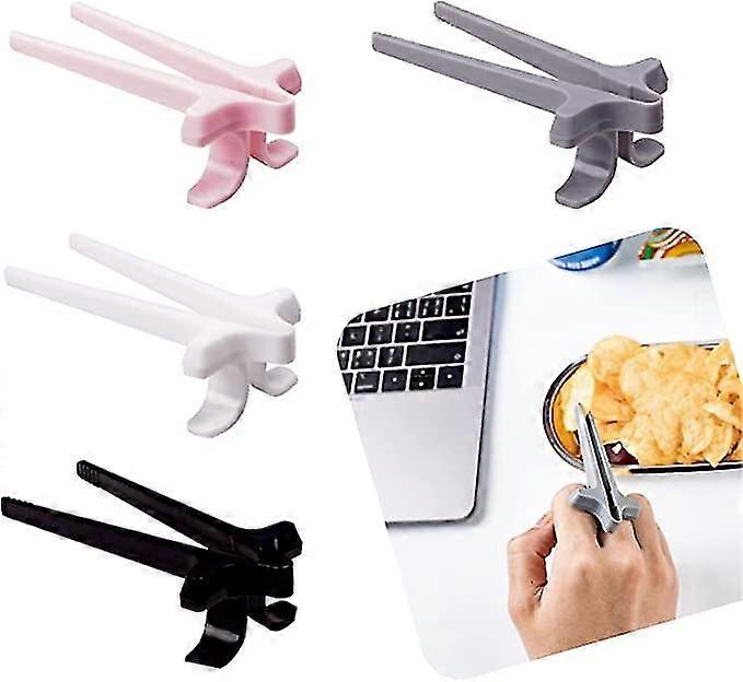 4pcs finger spisepinner for spillere snack klipp spisepinner