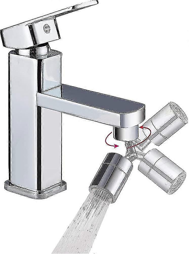 2 Adjustable Faucet Aerator Modes. 720 Degree Wide Angle Head Kitchen Faucet