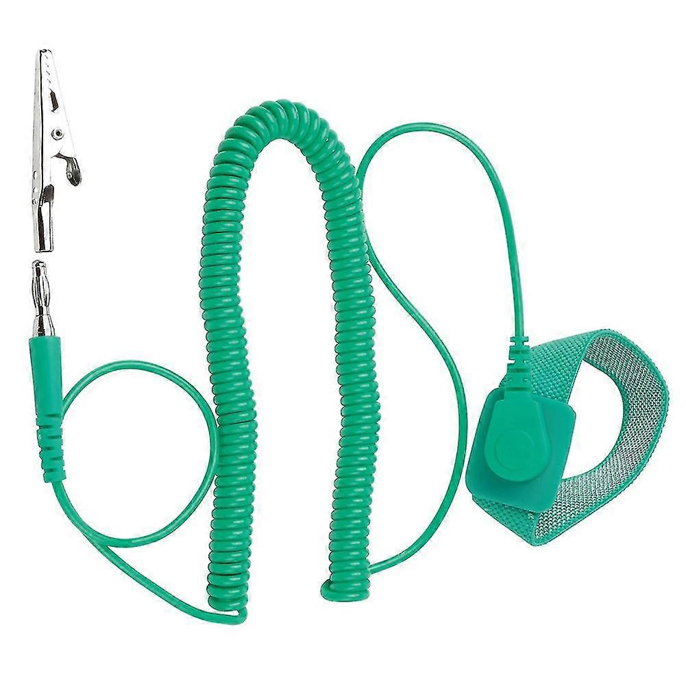 3m Esd Anti Static Wrist Strap Adjustable Alligator Clip Elastic Band