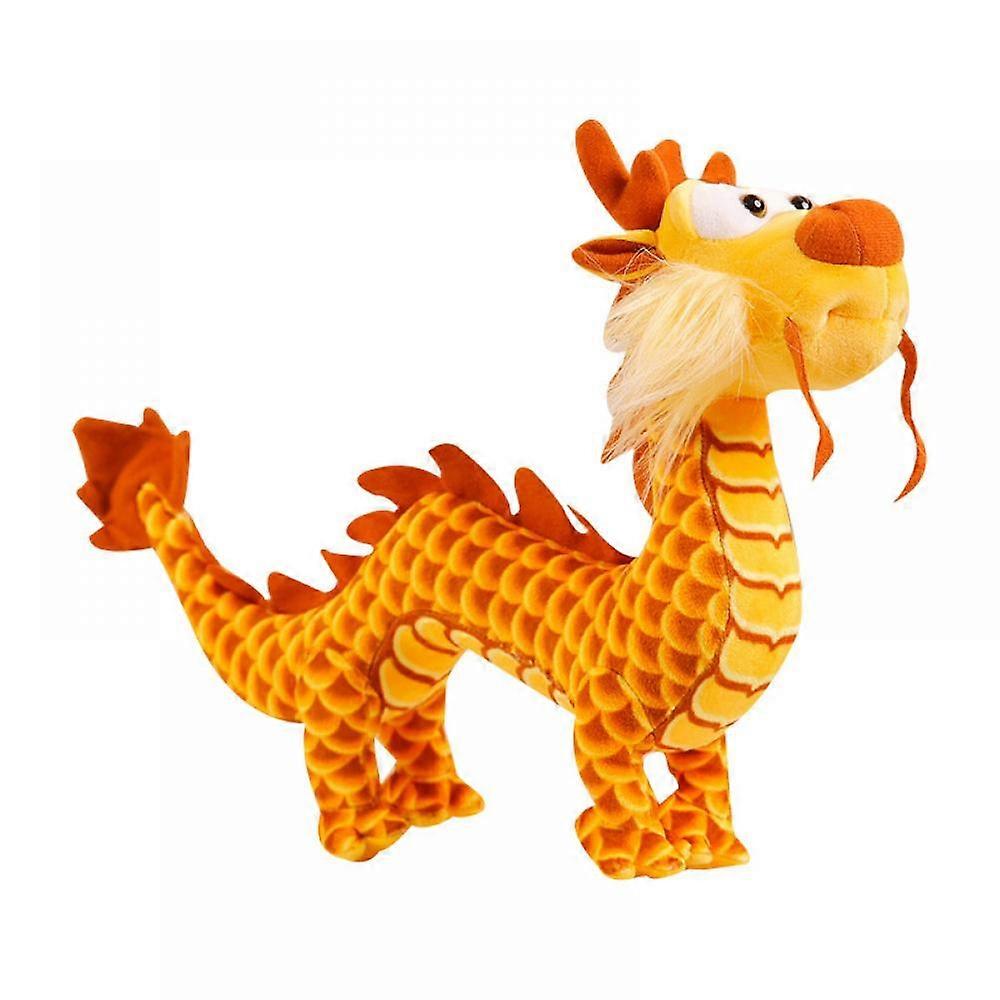Drachenmaskottchen Plüschtiersimulation Chinesischer Drache Plus Puppe Kindergeschenk
