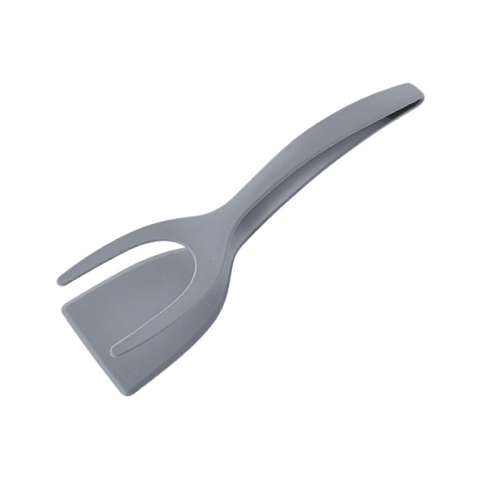 Anti-Scald Silicone Spatula Tongs Multifunctional Cooking Tool Ergonomic Non-slip Handle Food Flip Shovel Clamp for Steak Fish Bread Hamburger