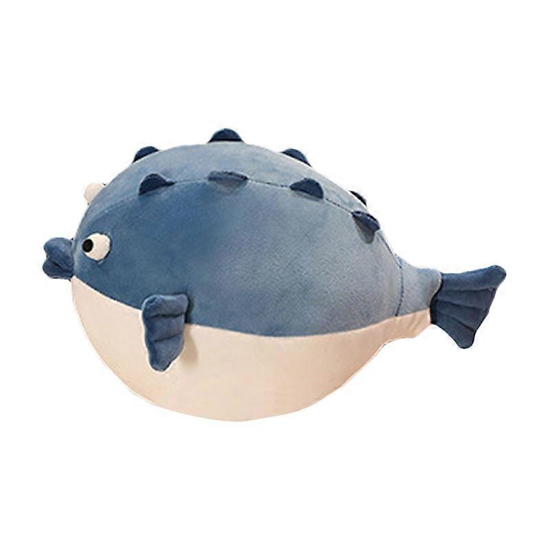 Stuffed Animal Doll Fat Body Cartoon Doll Plushie Appease Sleeping Pillow Sofa Ornament Cute Pufferfish Crocodile Plush Pillow Toy Christmas Gift KAES