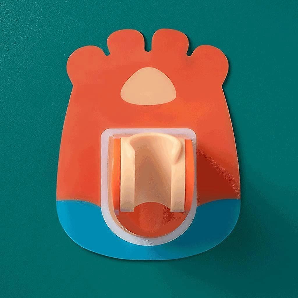 Strong Shower Head Holder Fixed Base Bathroom Accessories(Orange)