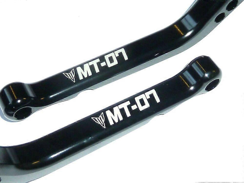 Excellent YAMAHA MT-07 TRACER 2014-2022 LONG NOIR LEVIER D’EMBRAYAGE SET TRACK ENGRAVED