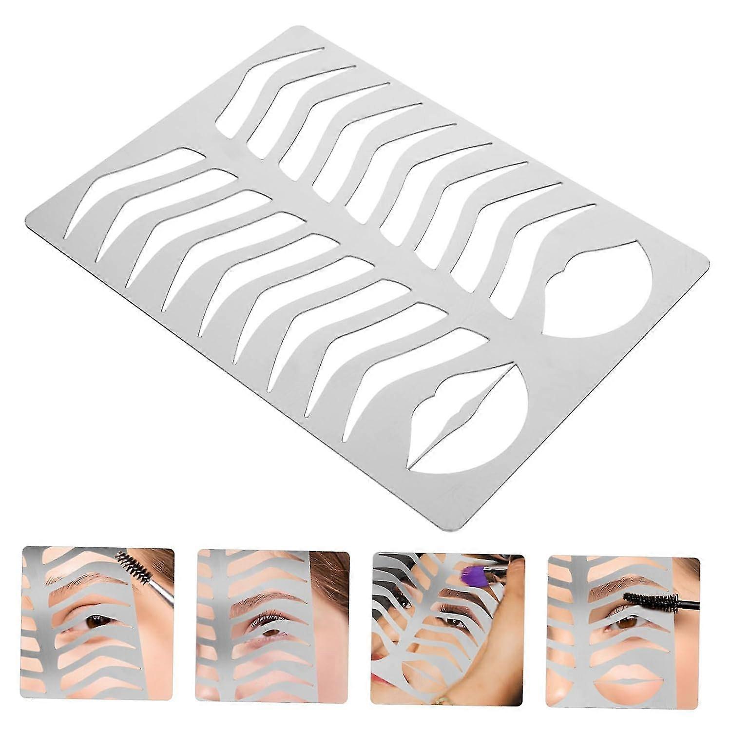 Wenkbrauw vormgeven Tool, Microblading wenkbrauw stencil, wenkbrauwvorm tool stencil voor beginners tekenen wenkbrauwen, wenkbrauw vormgeven sjabloon