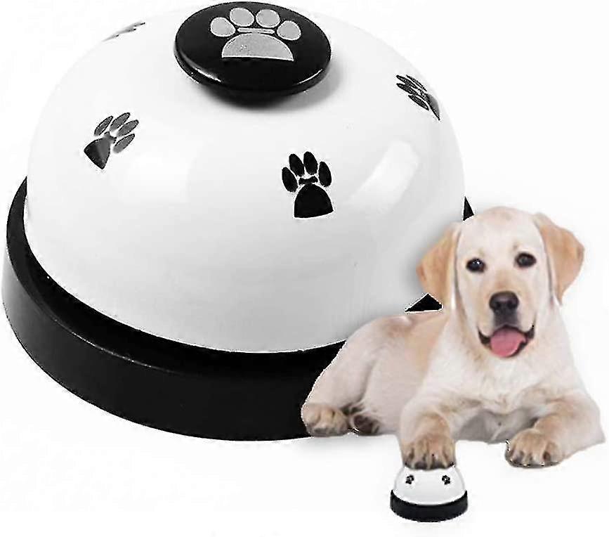 Pet Training Bell - Dog Interaction Bell (white)