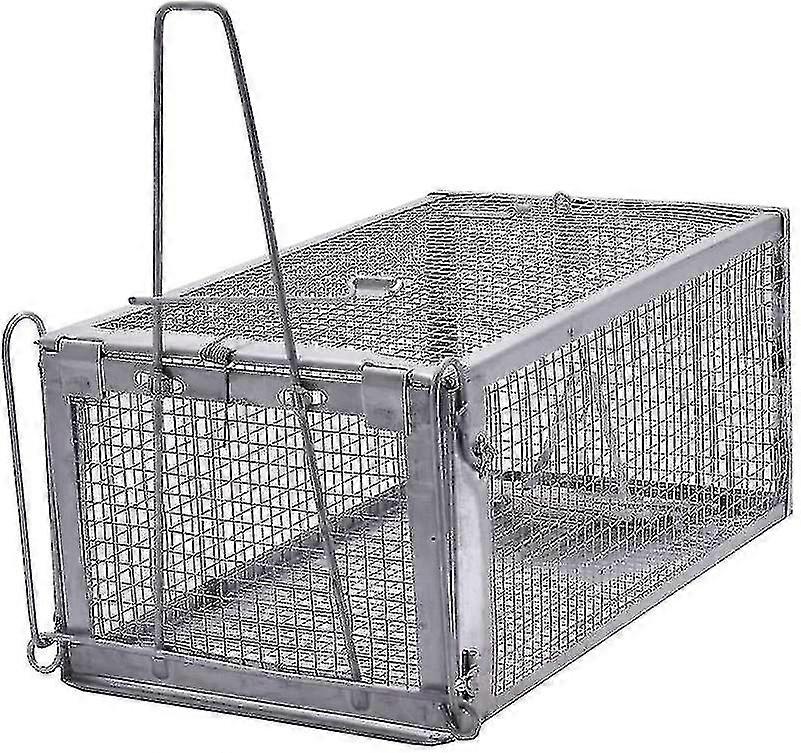 Inhimillinen pyydystä ja vapauta elävä eläinloukku, jossa on 1 sisäänkäyntiloukku 27 * 14 * 12 cm