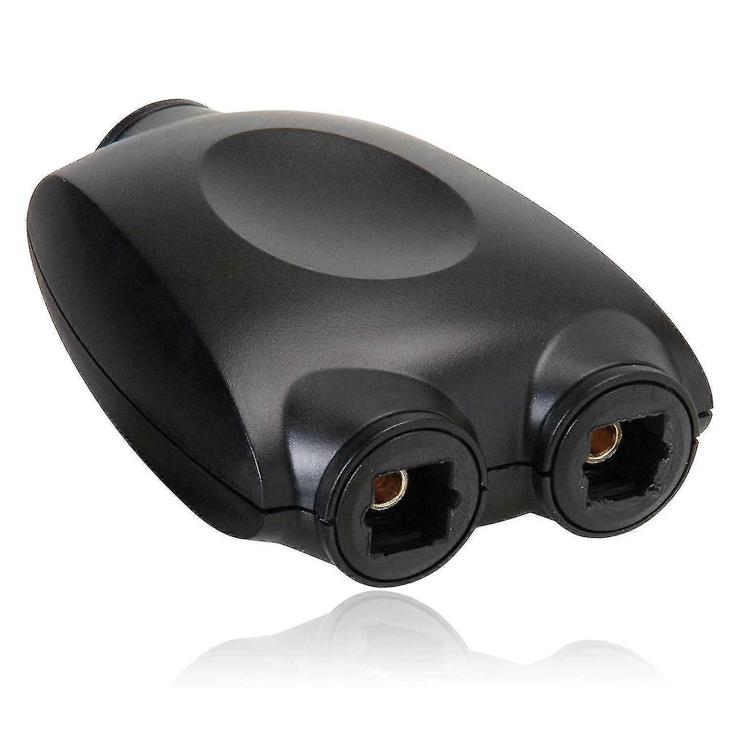 Cable Optical Digital Audio Splitter 2 Way Adapter Fiber Optic