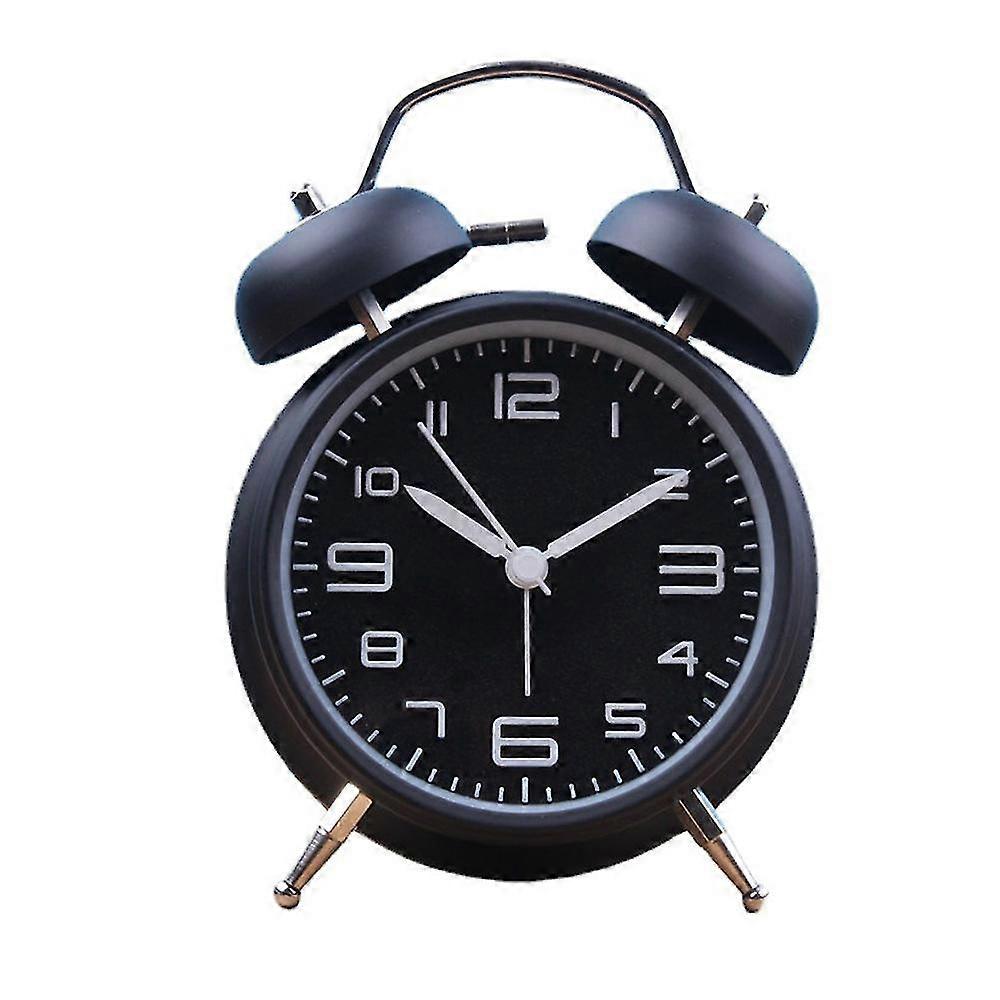 Classical Retro Twin Bell Alarm Clock, Double Bell Alarm Clock with Backlight,Desk Clock Table Clock