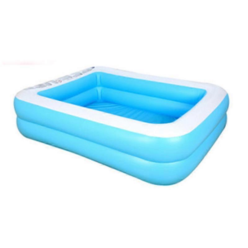 MIMIGO plast barnpool, rektangulär barnpool, uppblåsbar barnpool, bakgård barnpool,