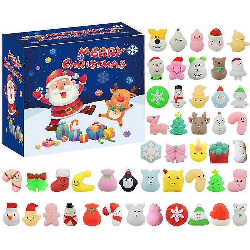 Christmas Advent Calendar 2022 for Kids, Advent Calendar 48pcs Christmas Advent Calendar, Cute Animals Squeeze Toys Xmas December Stocking Stuffers Gi