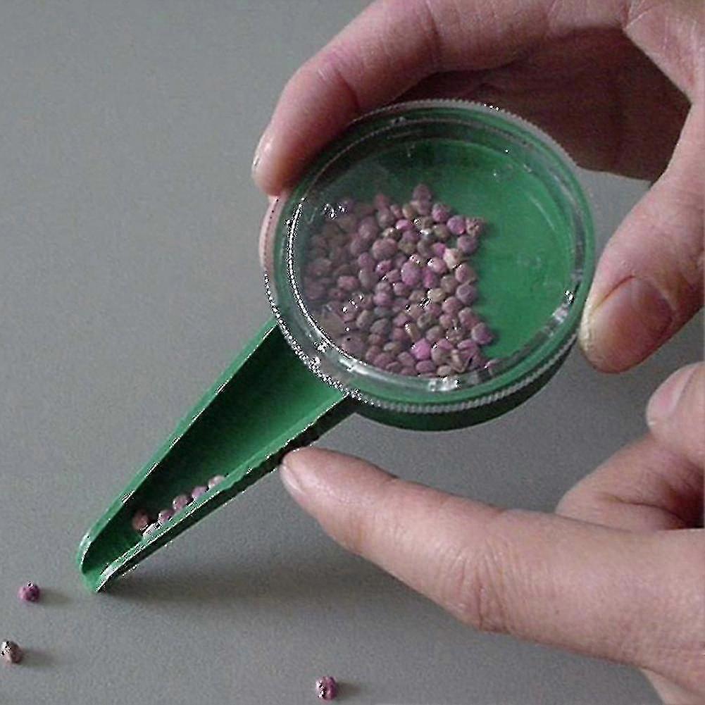 Plant Seed Sower 5 File Adjustable Planter Hand Held Flower Grass P...