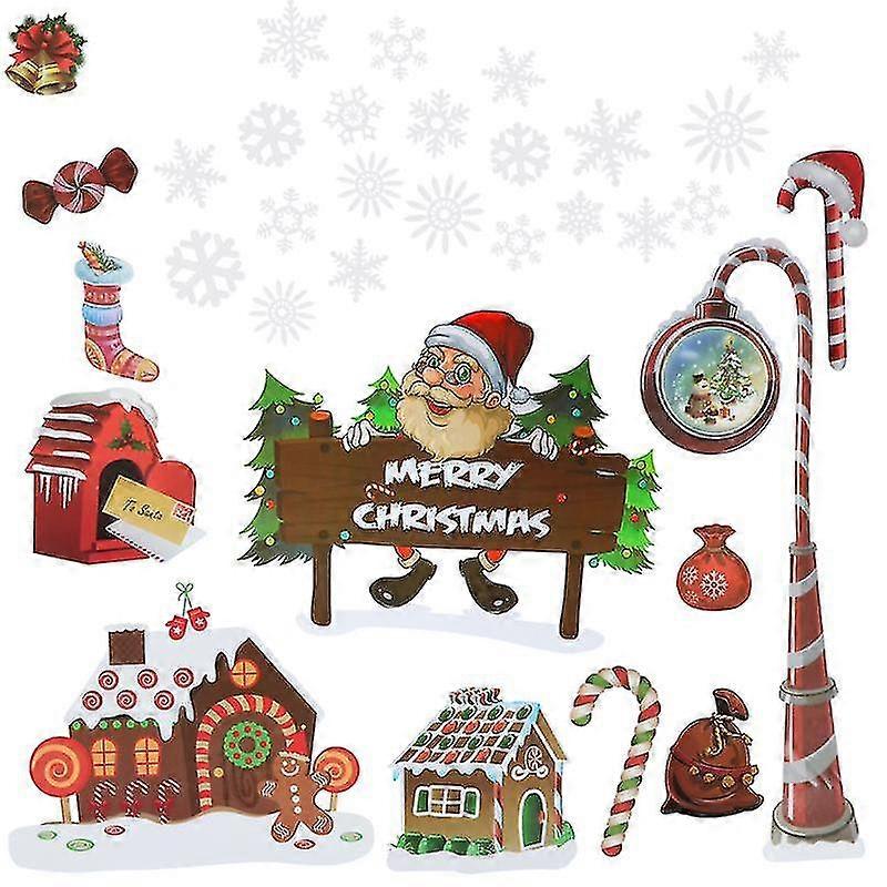 1set Christmas Window Clings