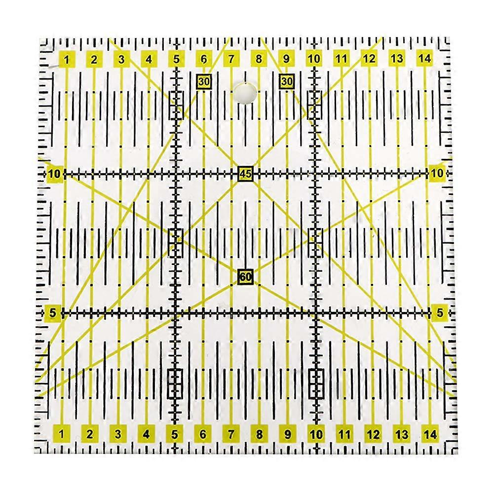 DIY Acrylic Sewing Rulers Measure Quilting Tool Square Ruler Cutting Rule