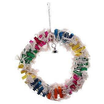Pet Bird Toys Round Ring Anneau d’escalade Parrot Toys Résistant à la mastication