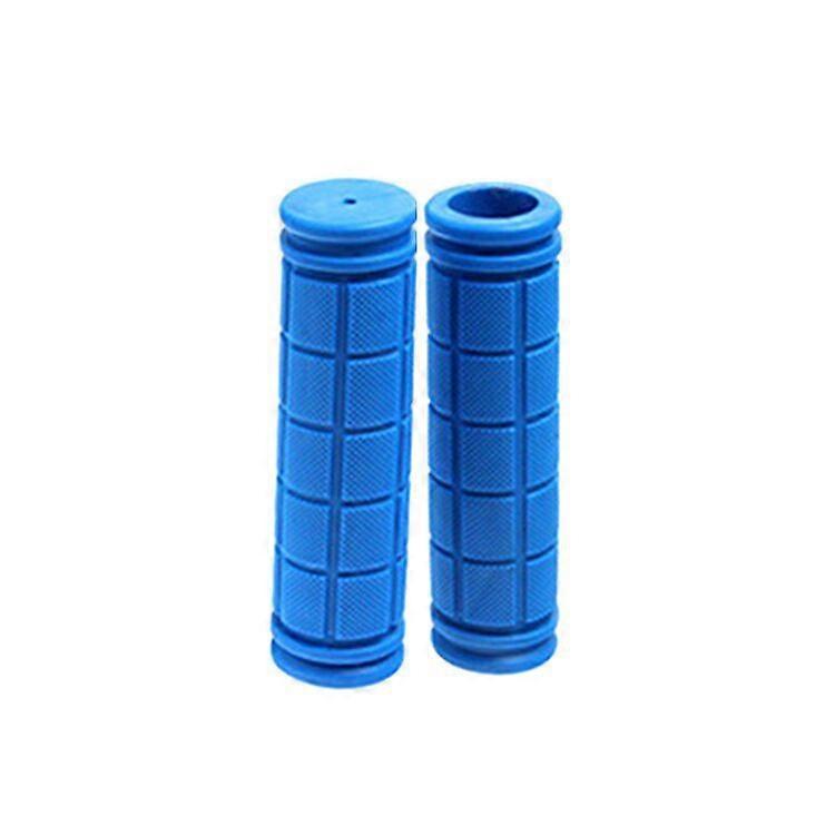 1 Pair Bicycle Handlebar Handle Bicycle Rubber Cover Blue