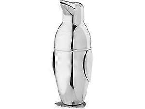 Penguin Steel Cocktail Shaker: Bartender-Quality Drink Mixer, Wine Bottle Accessory - Bar Tool