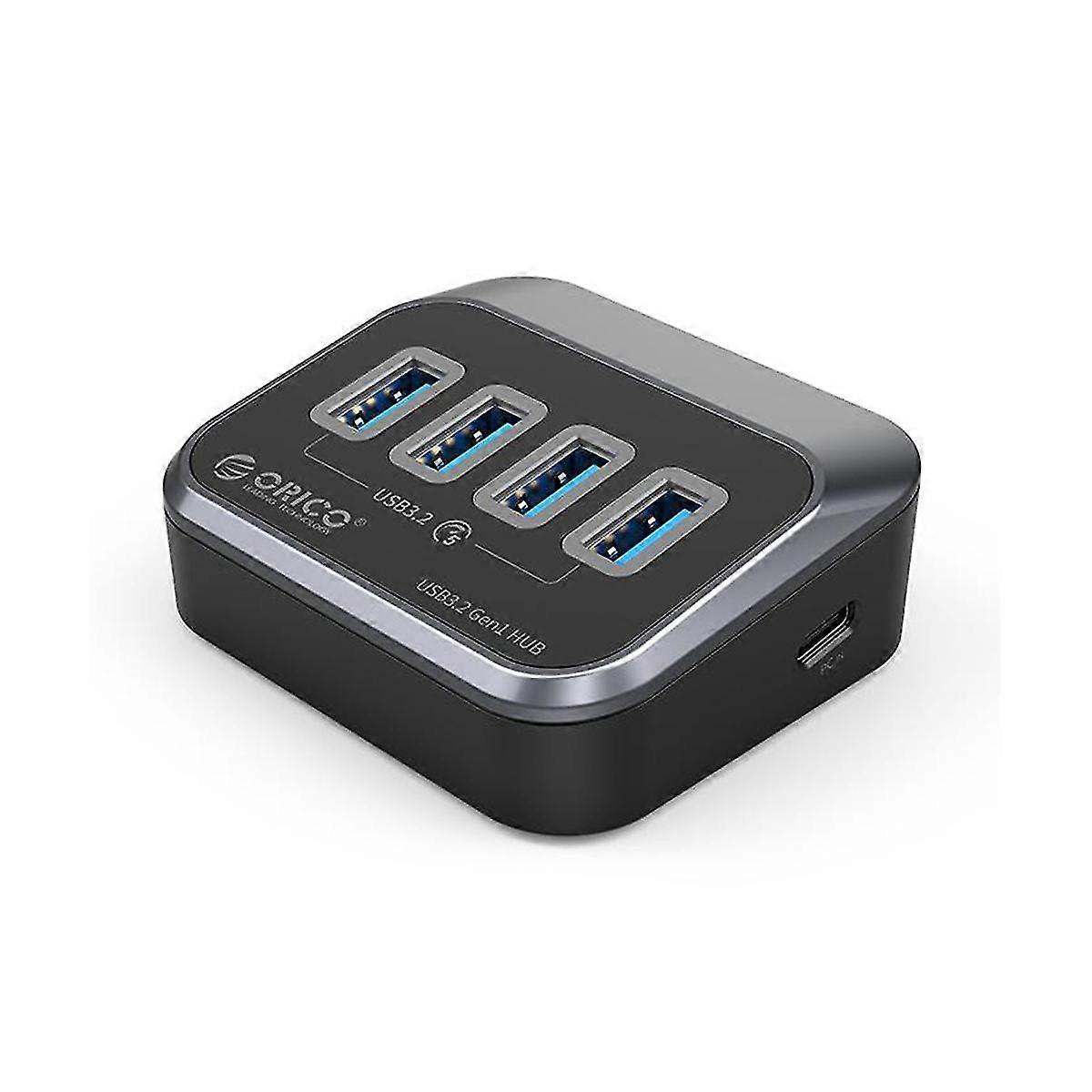 Abs 5gbps Hub Usb3.2 Type C Card Reader Splitter 4 Port Simultaneous Reading Double Interface Data